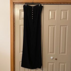 Black 100% silk Barney’s COOP maxi